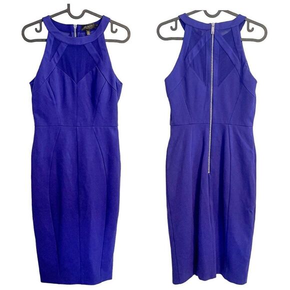 Ted Baker Jashmee Bodycon Dress Royal Blue - Picture 5 of 9